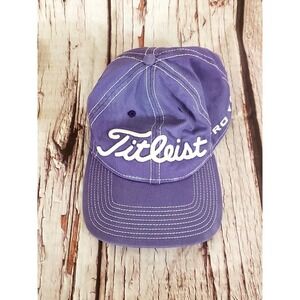 Titleist PRO V1 Footjoy Hat Purple Cap Golf 100% Cotton